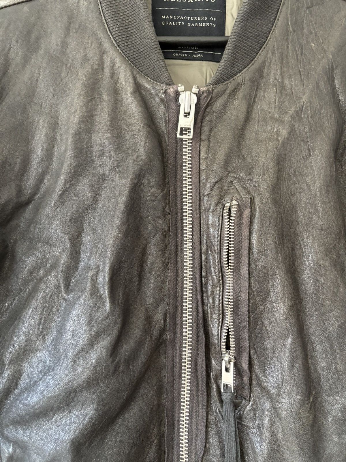 Allsaints Allsaints Momoto leather bomber Size US L / EU 52-54 / 3 - 7 Thumbnail