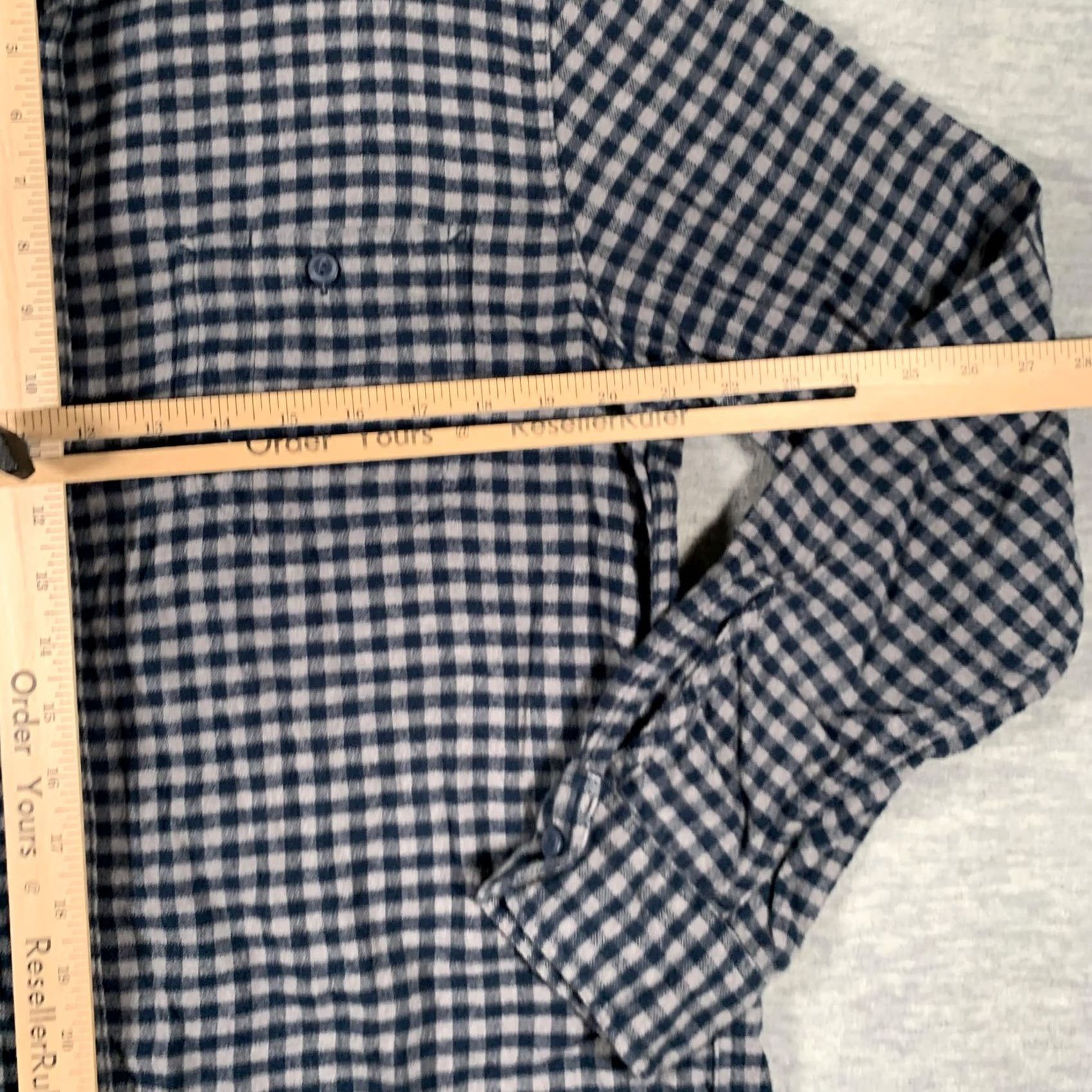 J.Crew J.Crew Shirt Mens L Blue Check Flannel Long Sleeve Button Front Casual Size US L / EU 52-54 / 3 - 7 Thumbnail