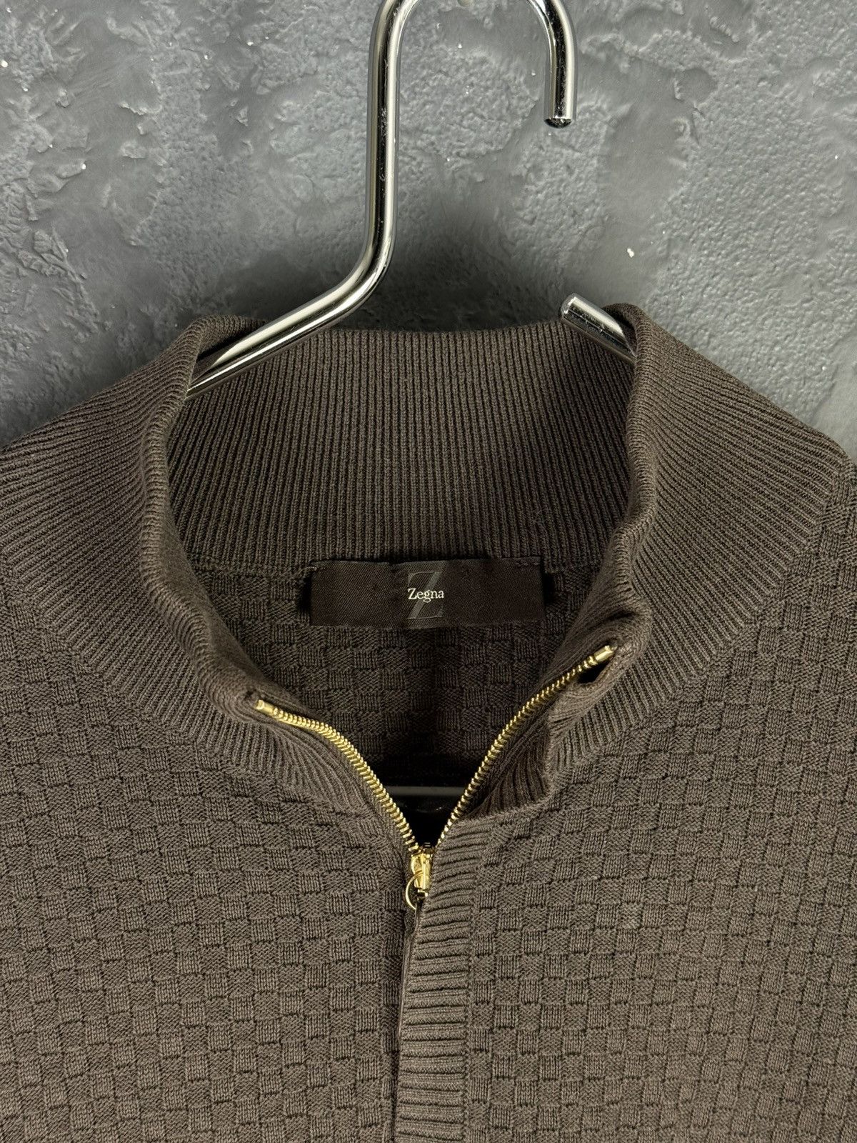 Z Zegna Ermenegildo Zegna Wool 1/4 Zip Sweater Size 54 Size US XL / EU 56 / 4 - 4 Thumbnail