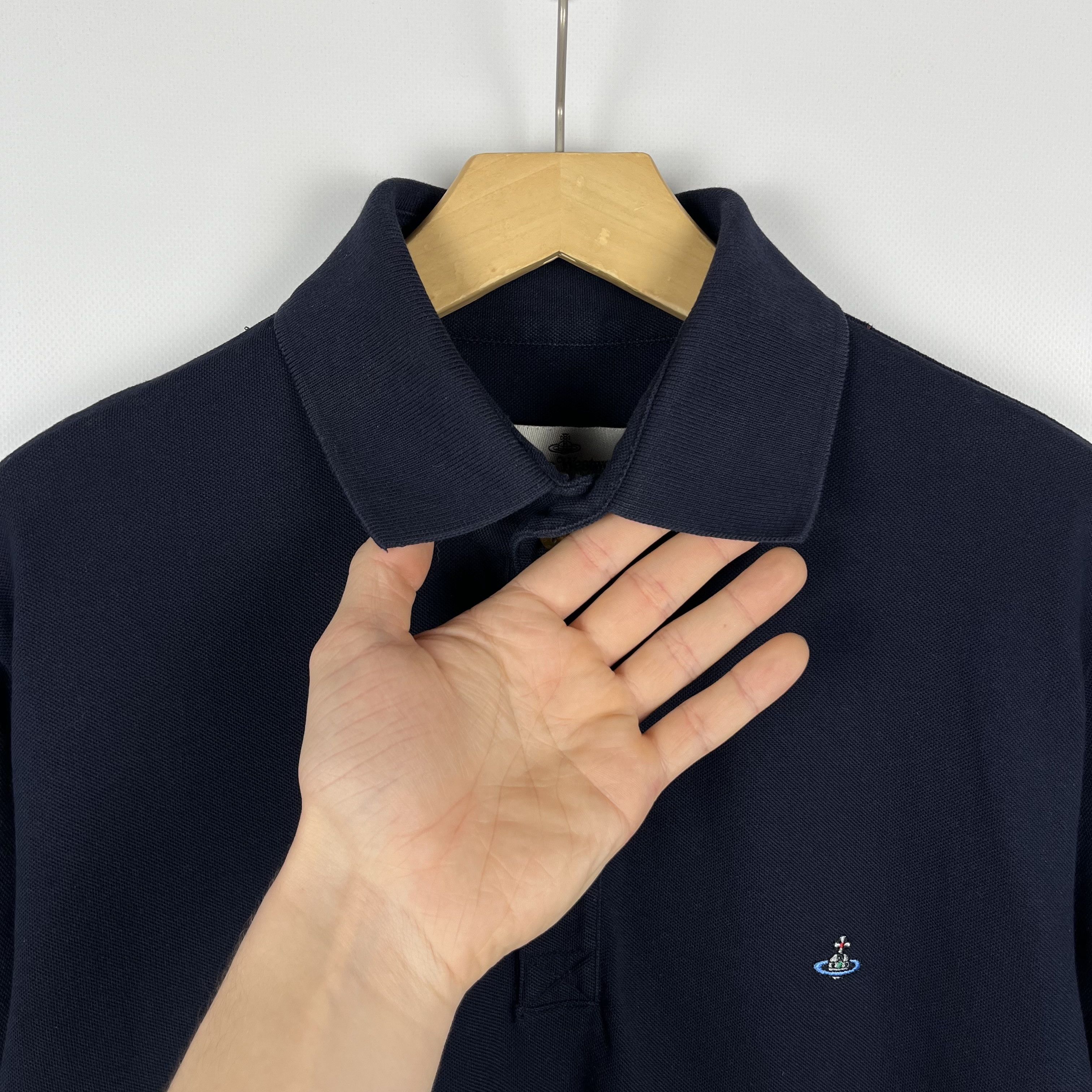 Vivienne Westwood Vivienne Westwood Orb Logo Polo Shirt Size US L / EU 52-54 / 3 - 7 Thumbnail