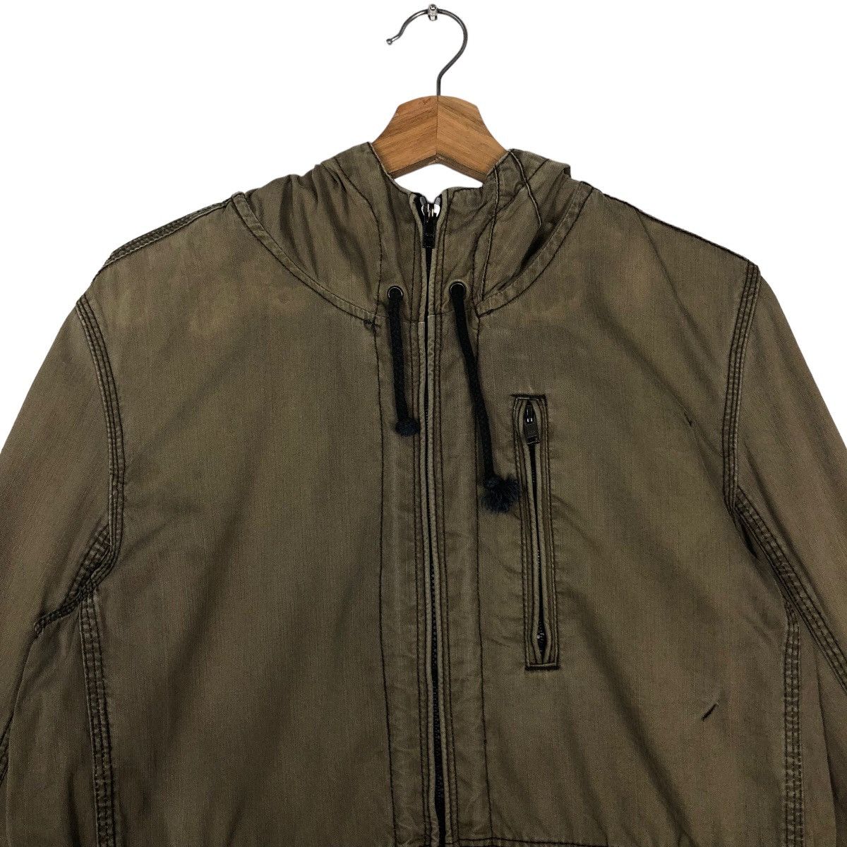 Japanese Brand 🔥Vtg Military Design Cargo Jacket Poxket Icca Issey Miyake Size US M / EU 48-50 / 2 - 3 Thumbnail