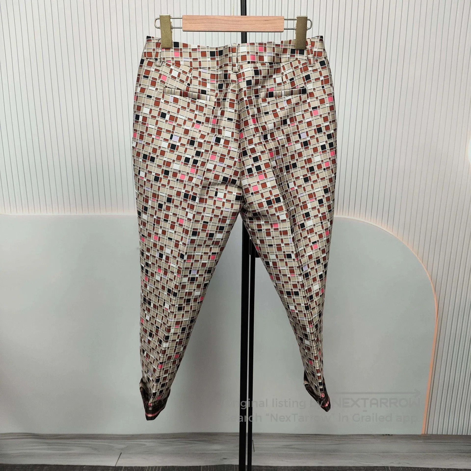 Fendi fendi check patterned long pants size 40. Size US 40 / EU 56 - 3 Thumbnail