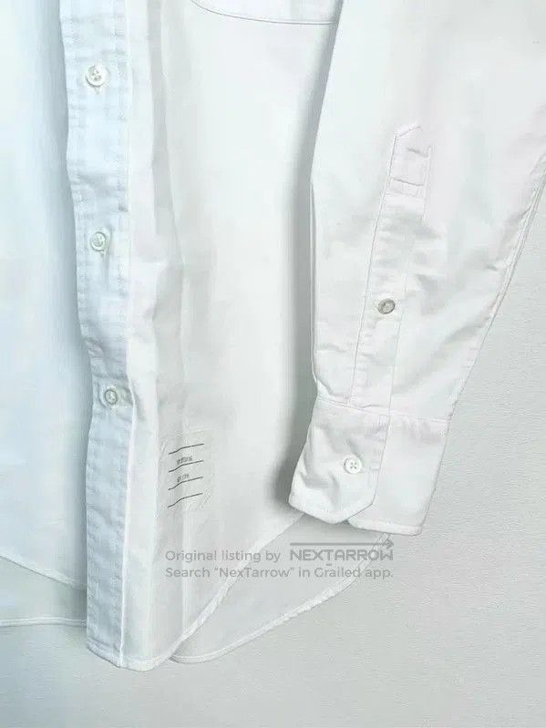 Thom Browne Thom Browne White Cotton Men's Shirt . Size US S / EU 44-46 / 1 - 4 Thumbnail