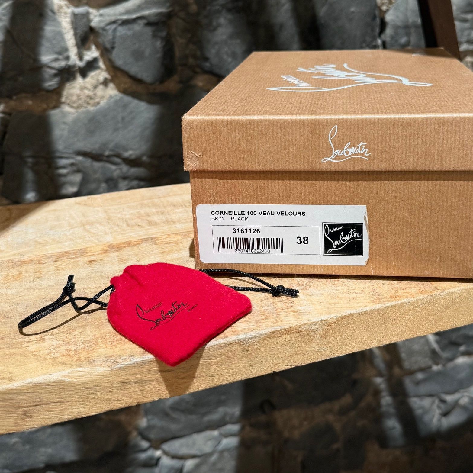 Christian Louboutin Christian Louboutin Black Suede Corneille 100 Pumps Size US 8 / IT 38 - 12 Thumbnail