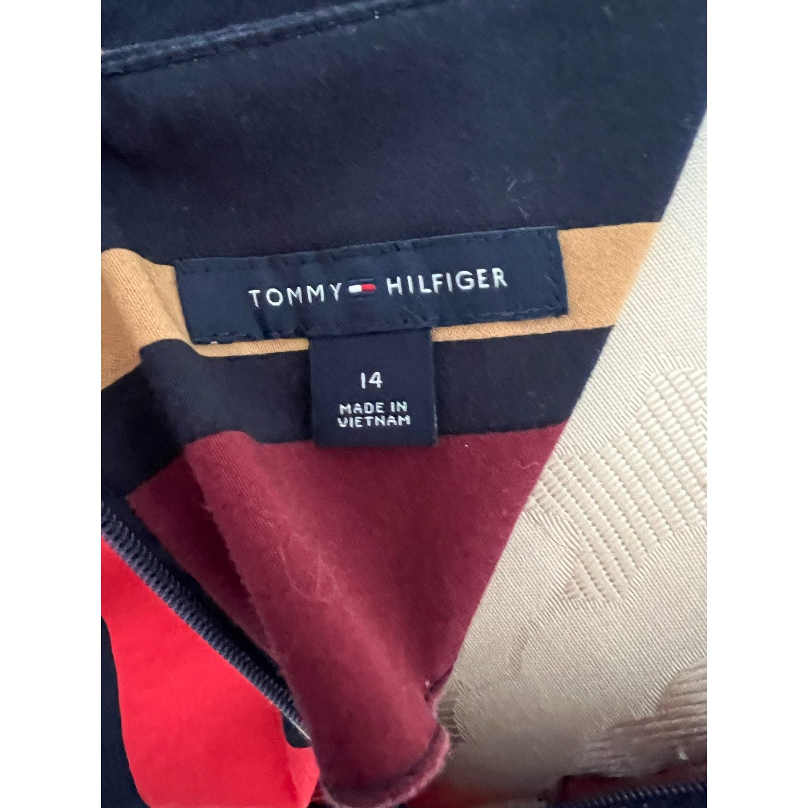 Tommy Hilfiger Tommy Hilfiger Short Sleeve Striped Midi Dress Size 14 Size XL / US 12-14 / IT 48-50 - 7 Thumbnail
