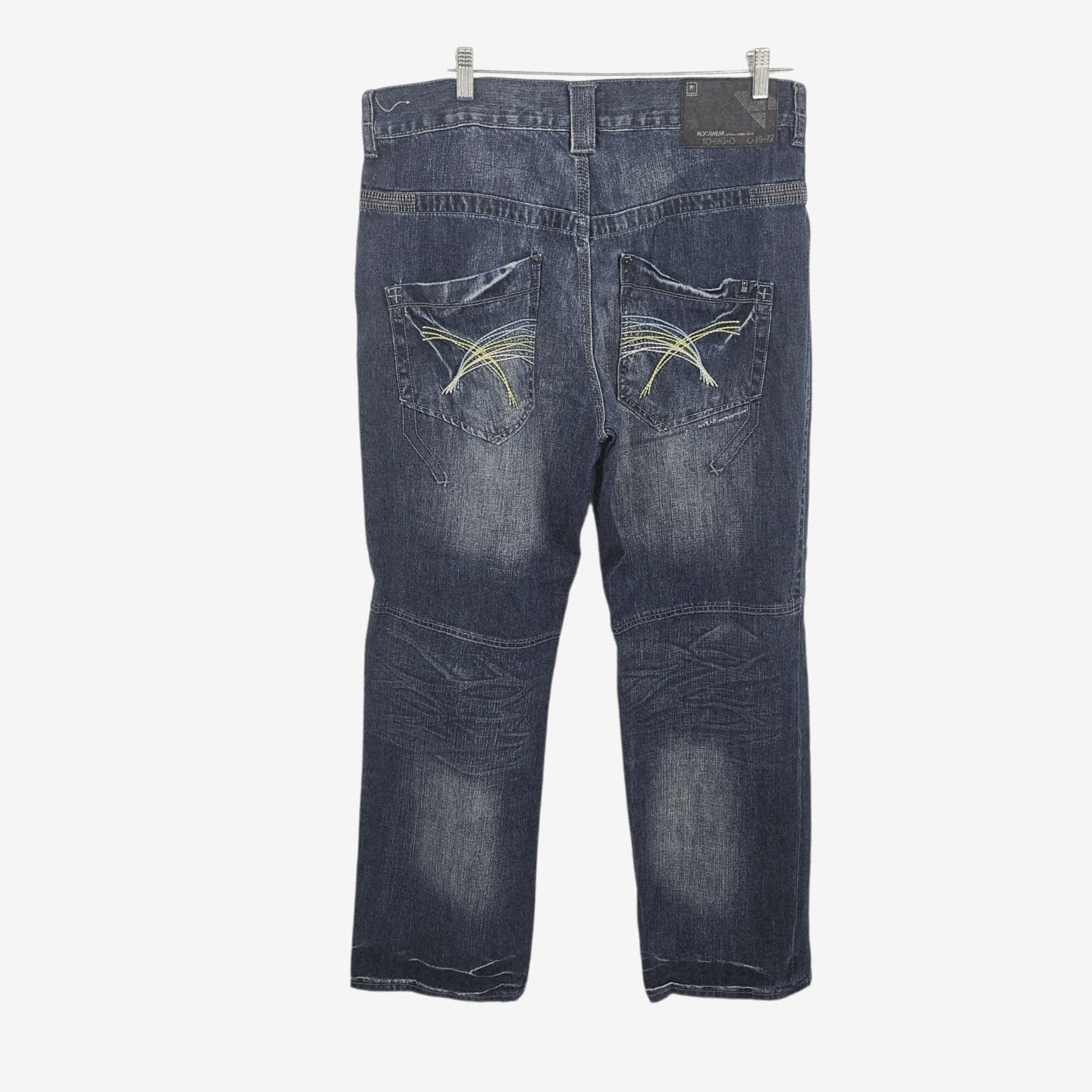 Rocawear Vintage Y2K Rocawear Baggy Jeans Size 38 Denim Embroidered Size US 38 / EU 54 - 4 Thumbnail