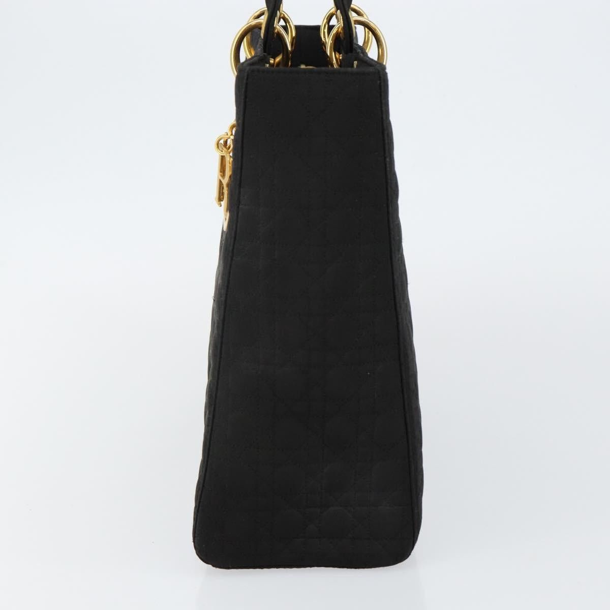 Dior DIOR Canage Hand Bag Nylon Black Gold Size ONE SIZE - 5 Thumbnail