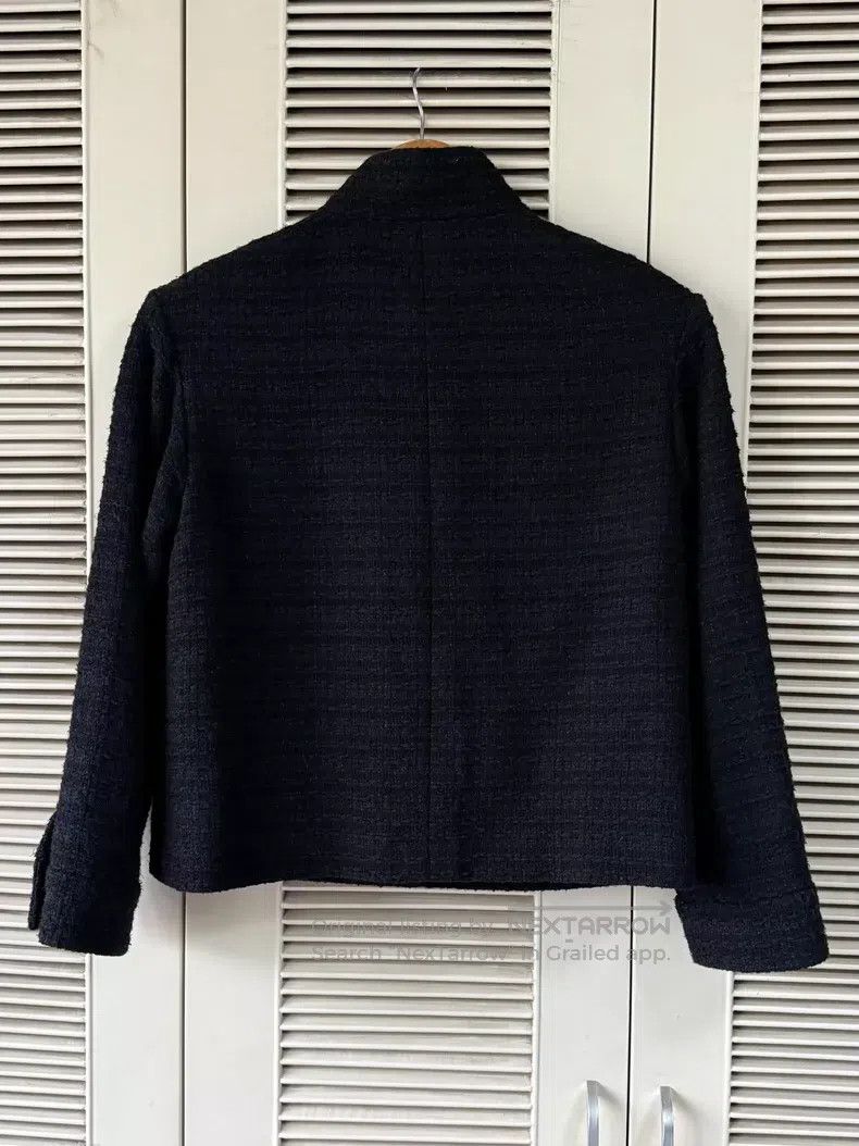 Chanel Chanel Black streamer thick-flowered short coat Size XXS / US 00 / IT 34 - 2 Thumbnail