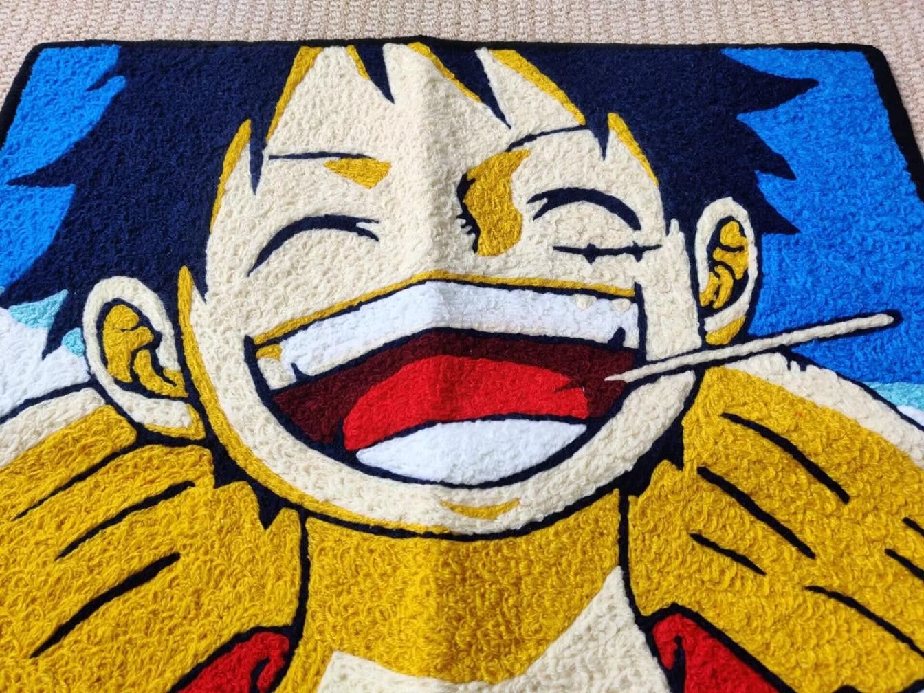 Other Monkey D Luffy Hand-Tufted Thread Carpet Size ONE SIZE - 5 Thumbnail