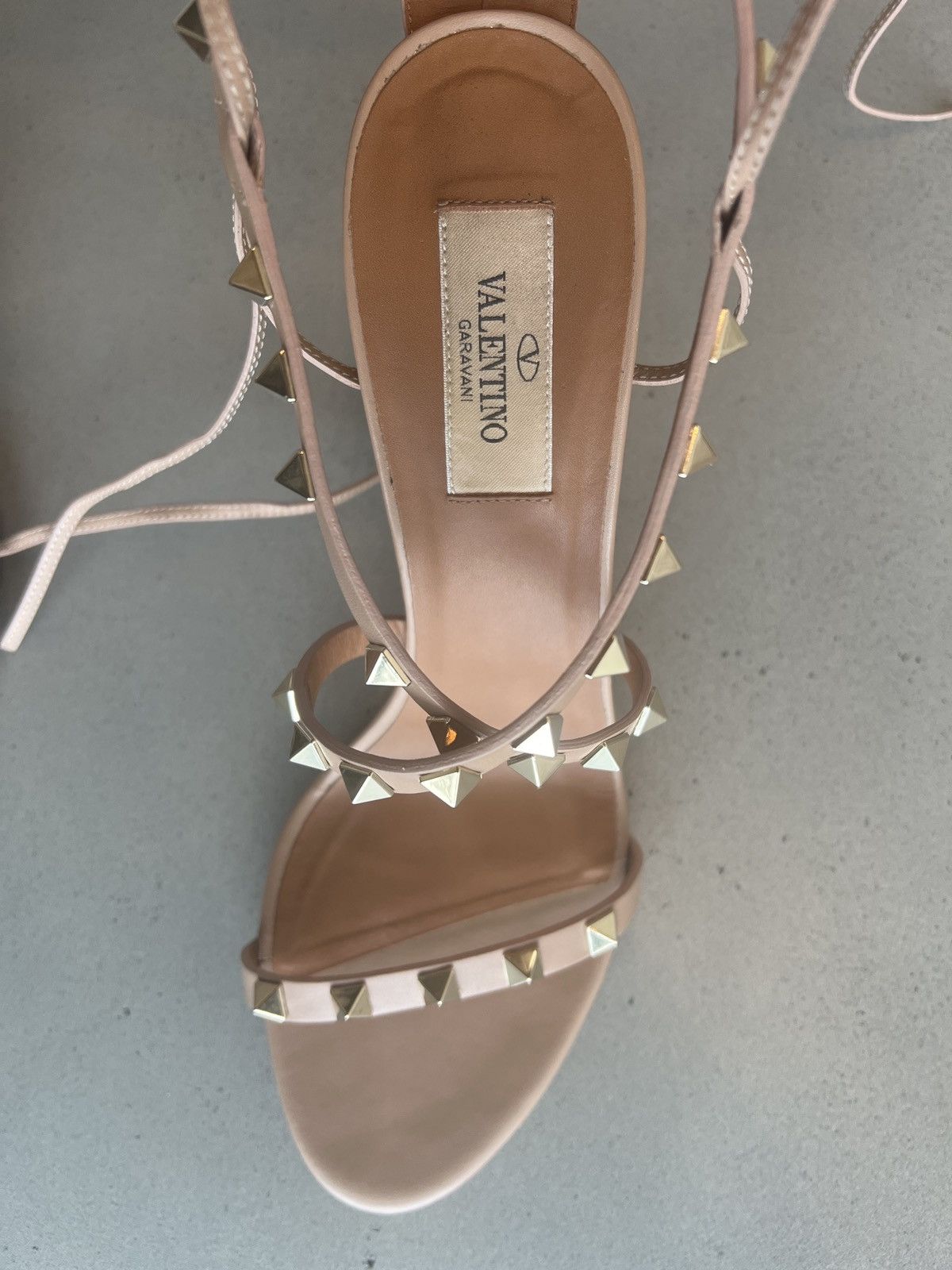 Valentino Lace Up Gladiator Heels Size US 8.5 / IT 38.5 - 8 Thumbnail