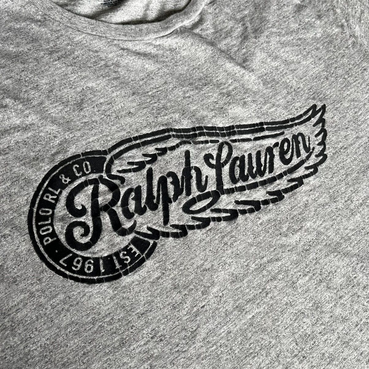 Polo Ralph Lauren Vintage Polo Ralph Lauren Motorcycle Wings Graphic Tee Shirt Size US L / EU 52-54 / 3 - 3 Thumbnail