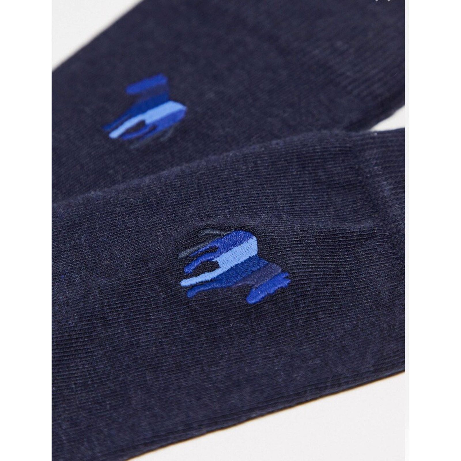 Paul Smith NWT $45 Paul Smith Indigo Embroidered Zebra Socks. Size ONE SIZE - 2 Thumbnail