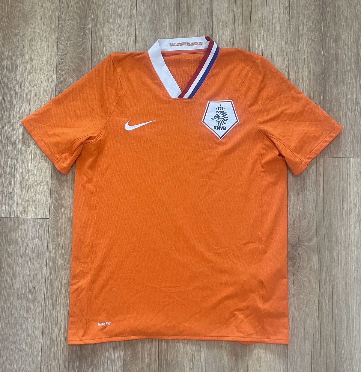 Vintage Nike Netherlands Vintage 2008/10 Soccer Jersey Size US M / EU 48-50 / 2 - 1 Thumbnail