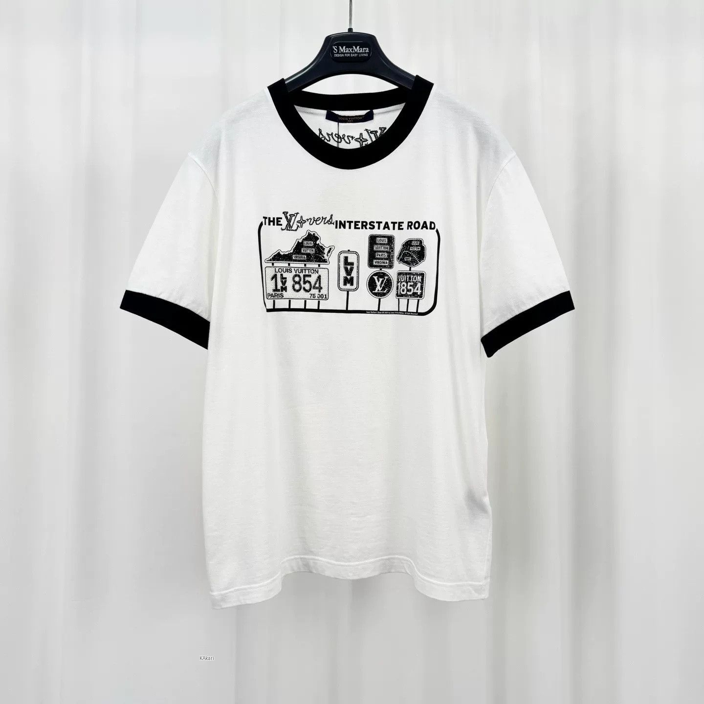 Louis Vuitton Louis Vuitton Pharrell Rhinestone Letter Short-Sleeve Size US L / EU 52-54 / 3 - 1 Thumbnail