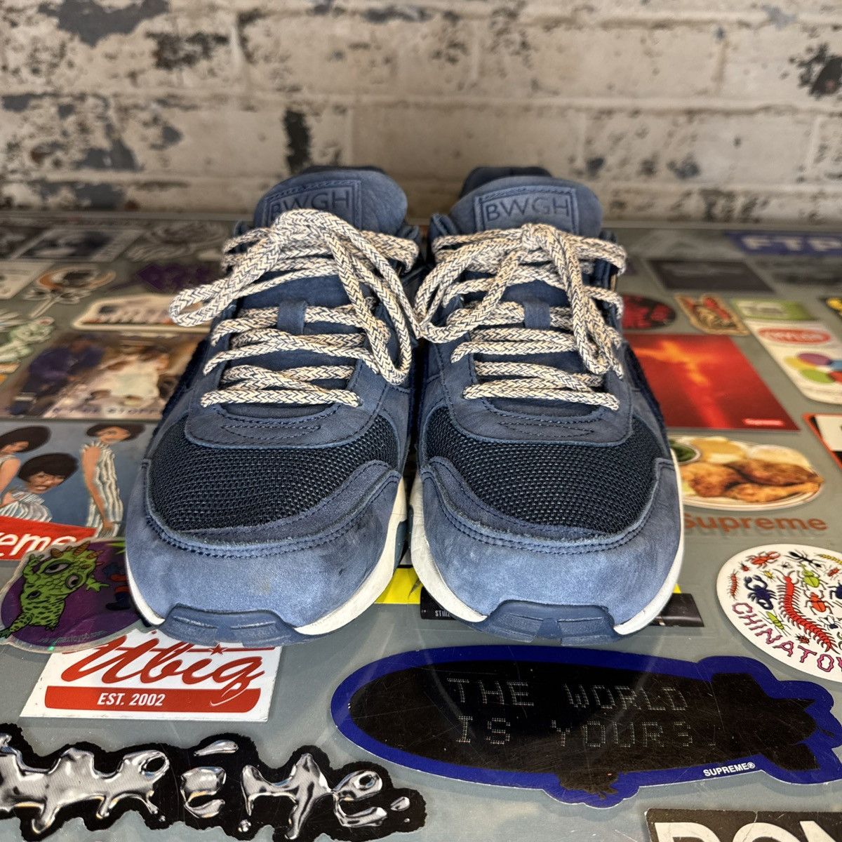 Puma Puma R698 X BWGH Brooklyn We Go Hard Dark Denim Sz 9.5 Size US 9.5 / EU 42-43 - 4 Thumbnail