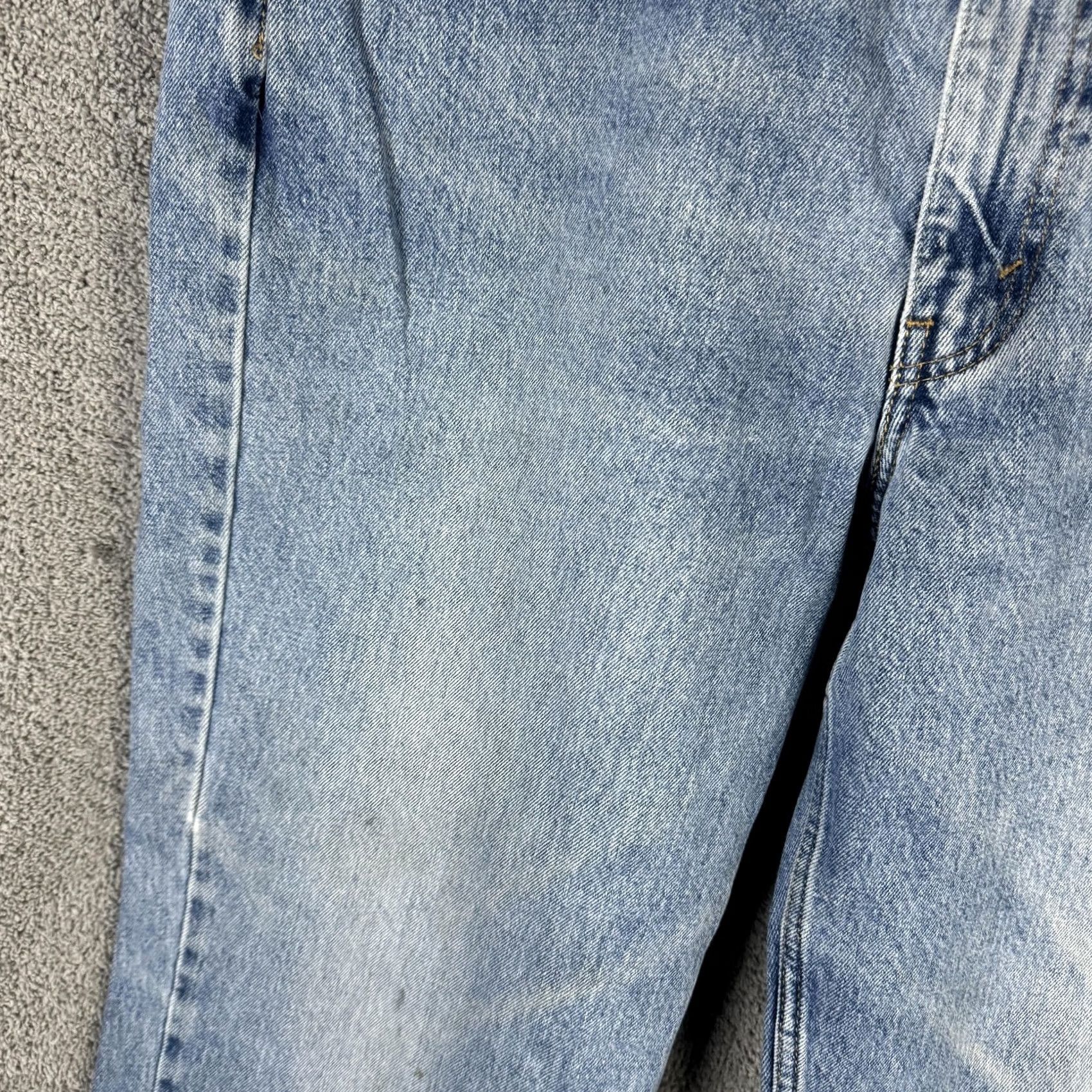 Levi's Levi's 550 Jeans Mens 38x32 Light Wash Blue Relaxed Straight Denim Cotton Size US 38 / EU 54 - 7 Thumbnail