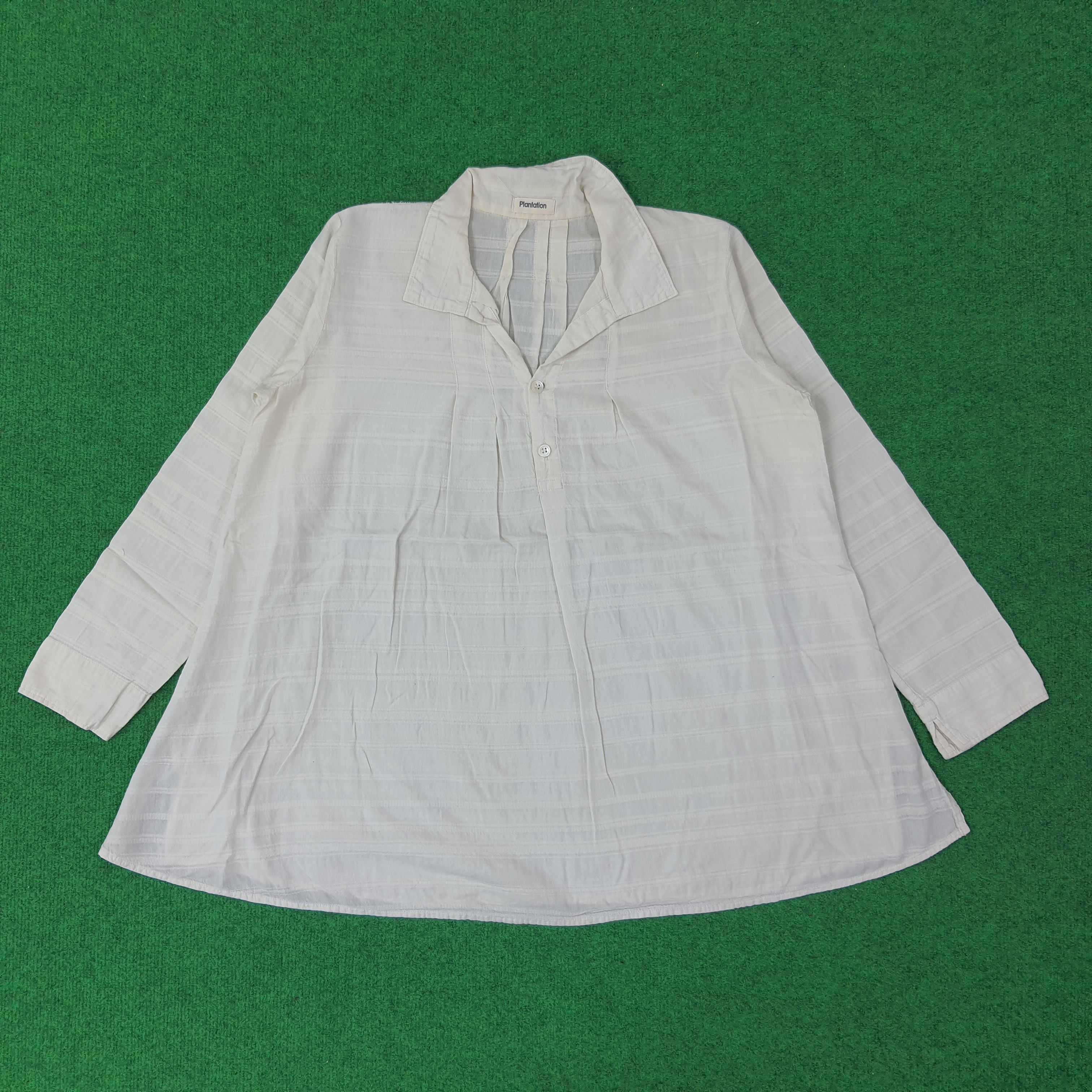 Issey Miyake Vintage Plantation by Issey Miyake Button Polo Shirt C249N30 Size L / US 10 / IT 46 - 1 Thumbnail