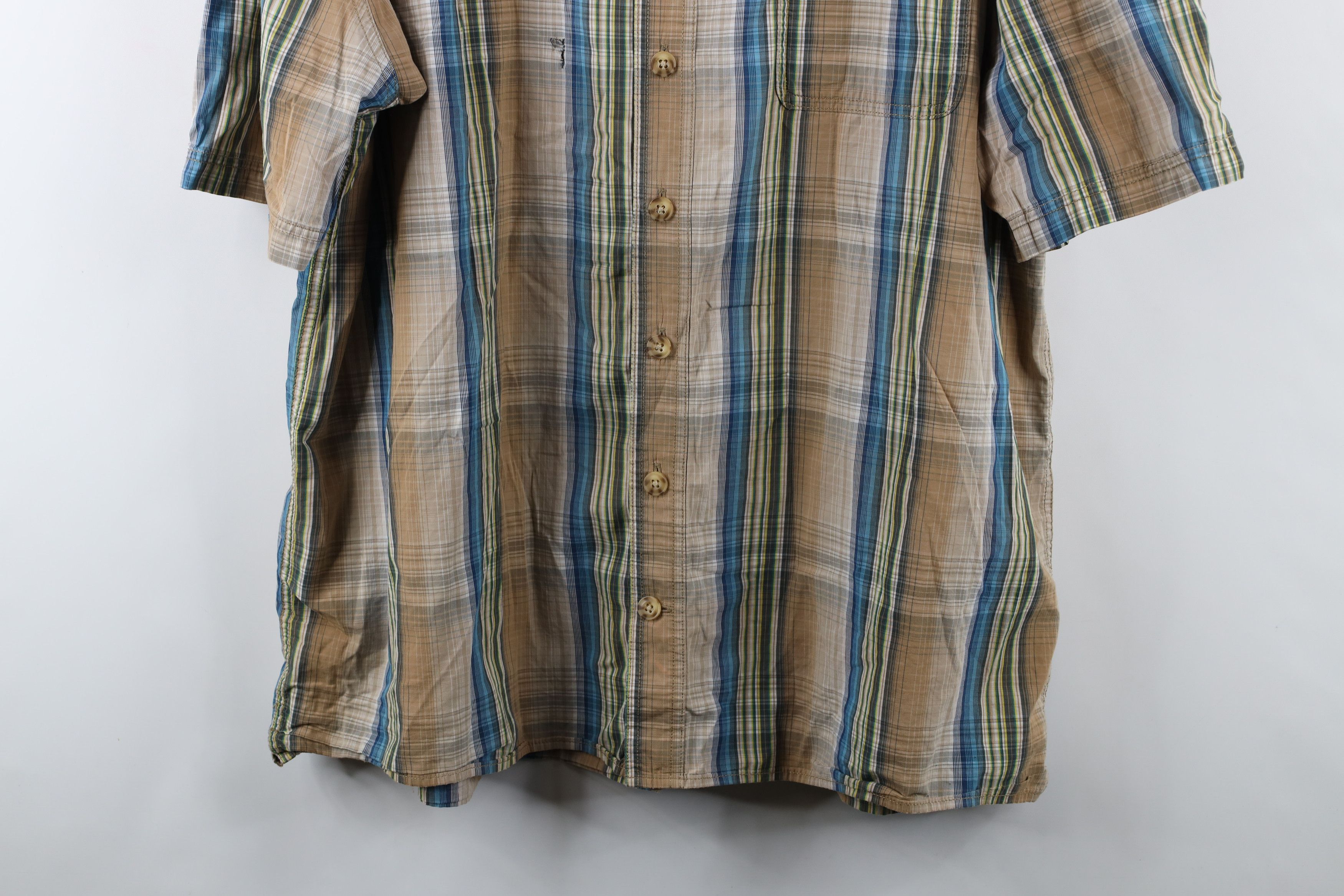 Duluth Trading Company × Vintage Duluth Trading Co Short Sleeve Collared Button Down Shirt Size US XXL / EU 58 / 5 - 3 Thumbnail