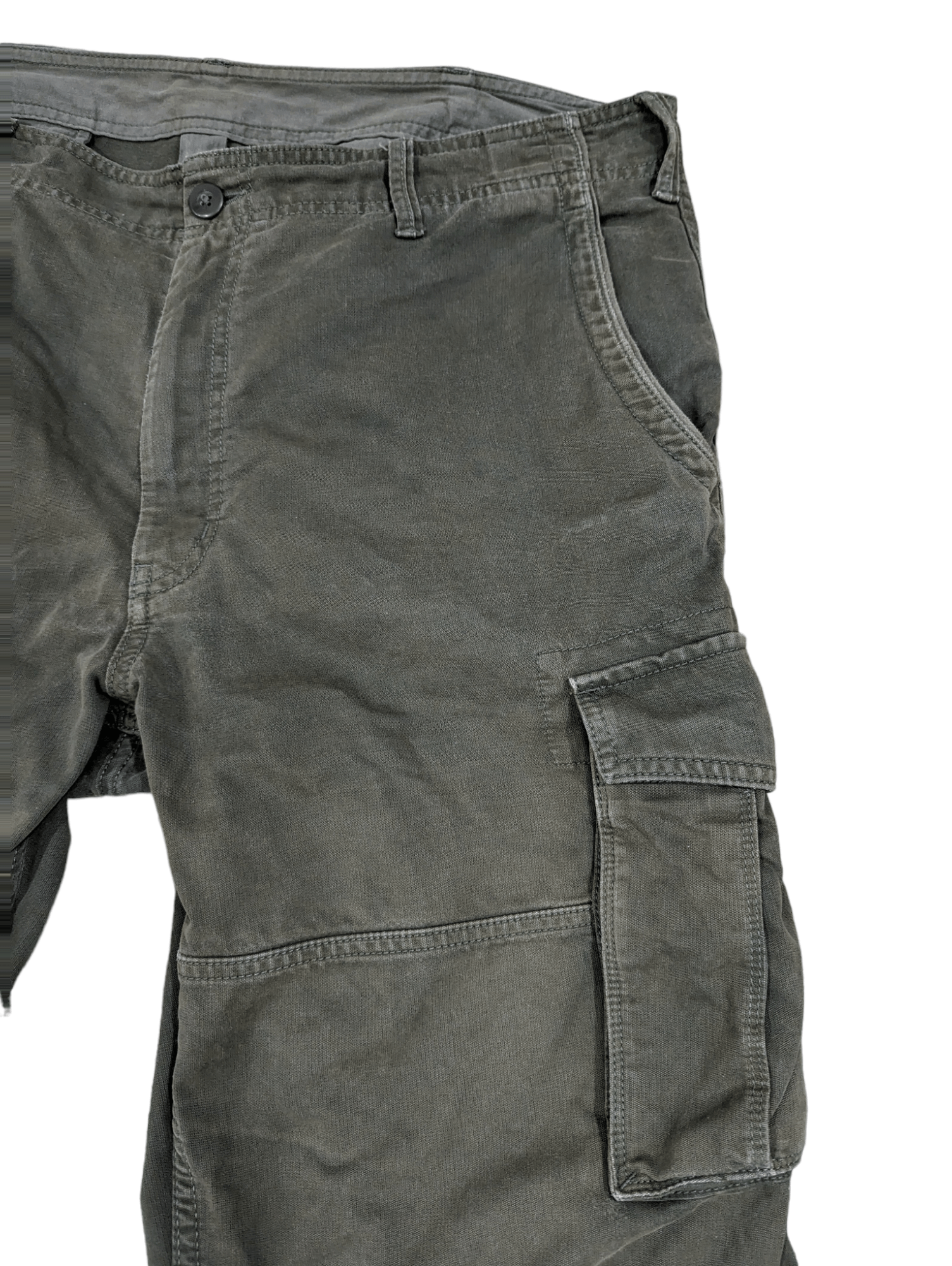 Uniqlo DISTRESSED UNIQLO DOUBLE KNEE CARGO PANTS Size US 40 / EU 56 - 2 Thumbnail