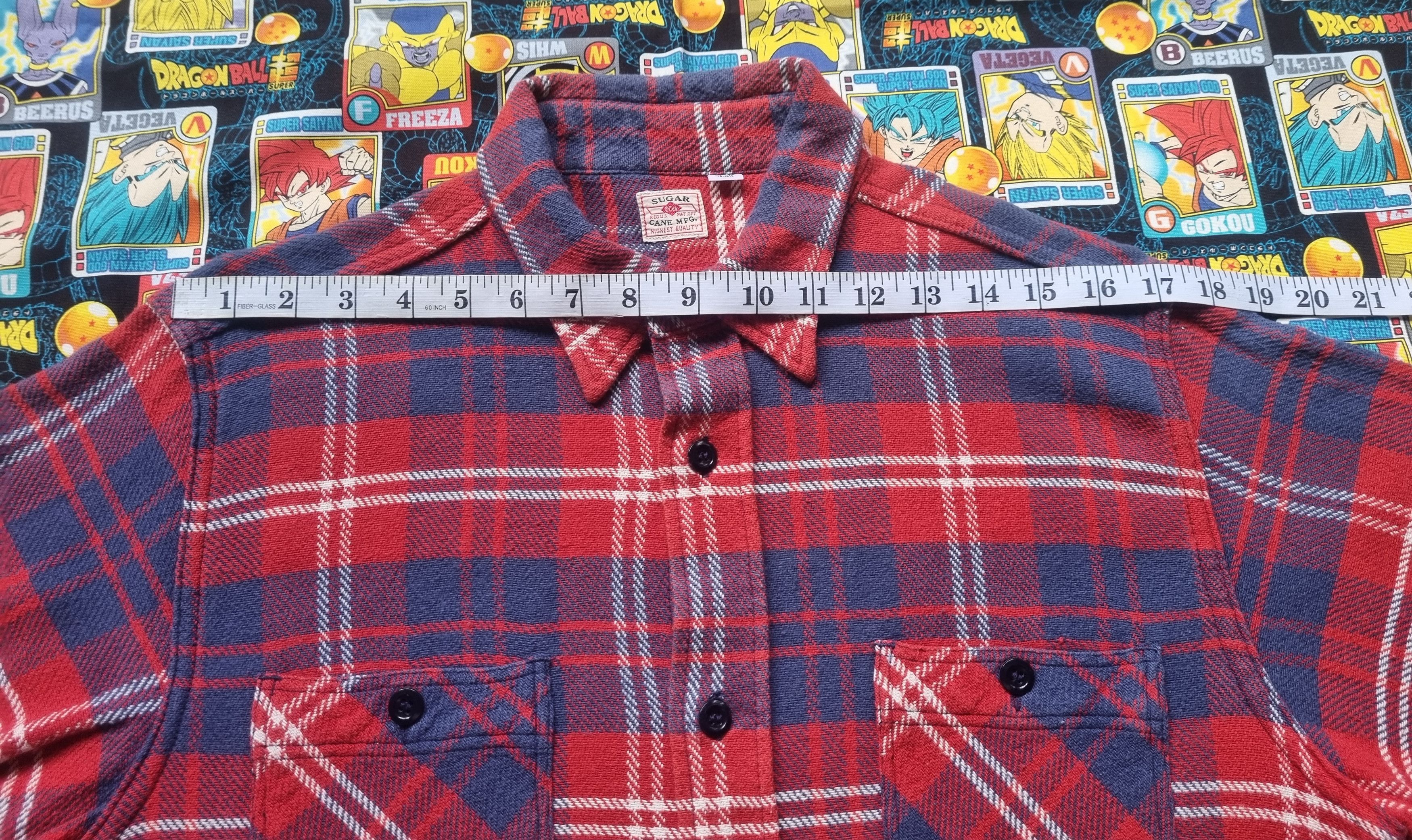Sugar Cane Sugar Cane Flanel Shirt Button Up Size US L / EU 52-54 / 3 - 5 Thumbnail