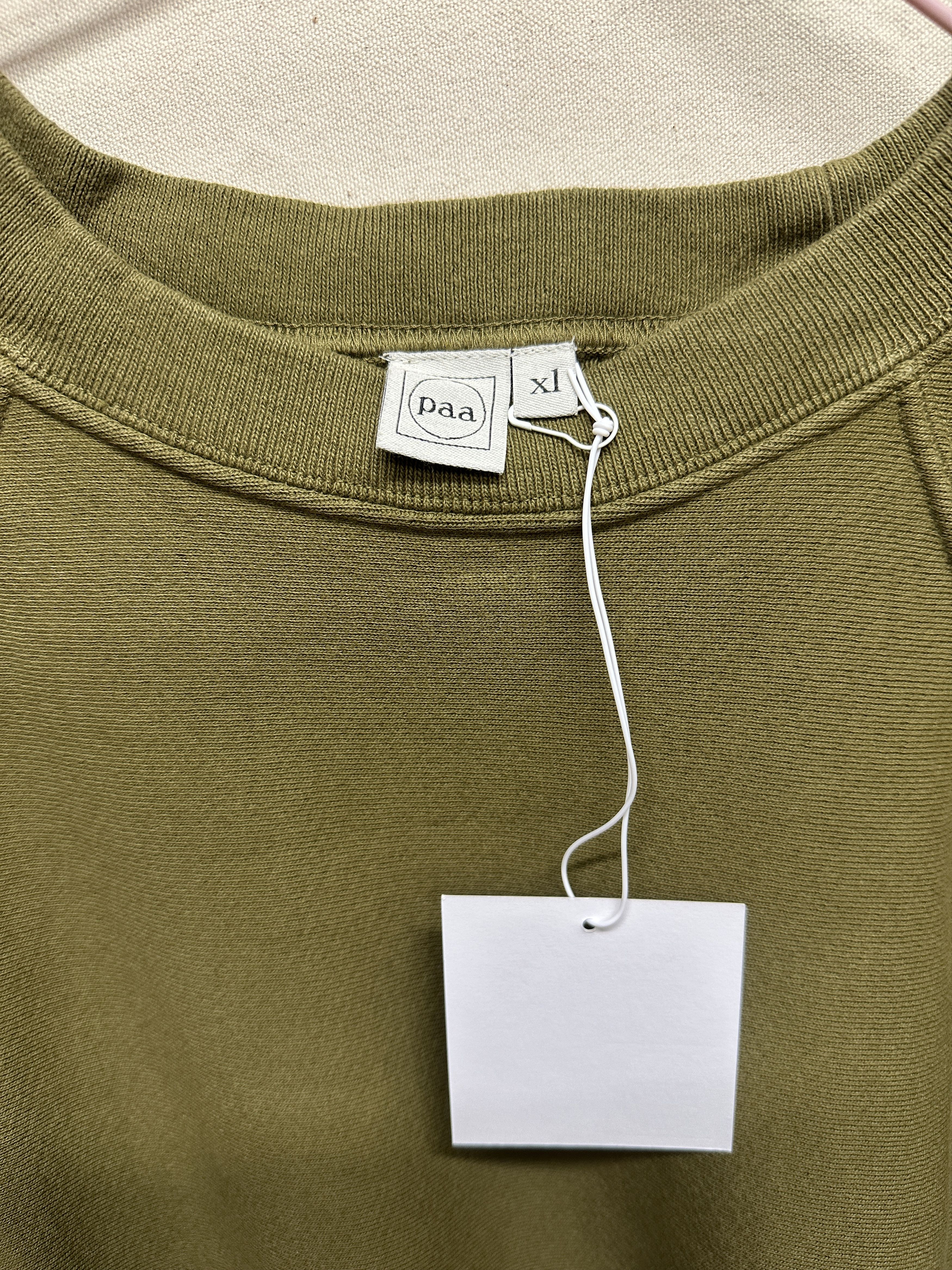 Paa XL Paa Crewneck Sweatshirt - Army Green - New With Tags Size US XL / EU 56 / 4 - 5 Thumbnail
