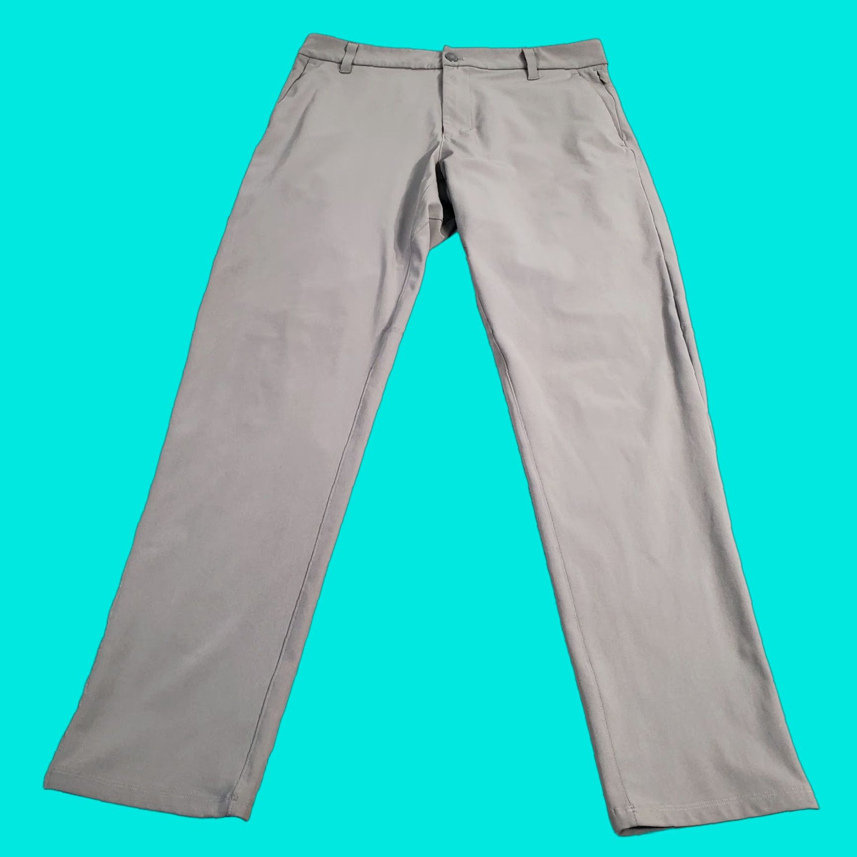 Lululemon Lululemon Commission Pants Mens 32x31 Green Warpstreme Chino Classic Fit LM5AEXS Pants Man Green Logo Pockets Casual Vintage No Size US 32 / EU 48 - 1 Thumbnail