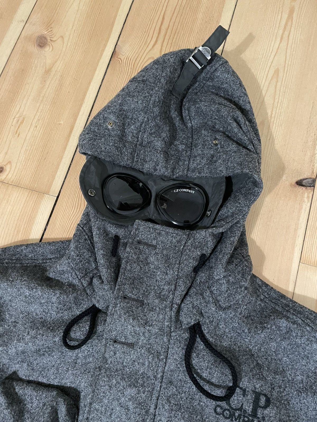 C.P. Company C.P. Company Shetland Twill Mile Hooded Jacket Size US XXL / EU 58 / 5 - 4 Thumbnail