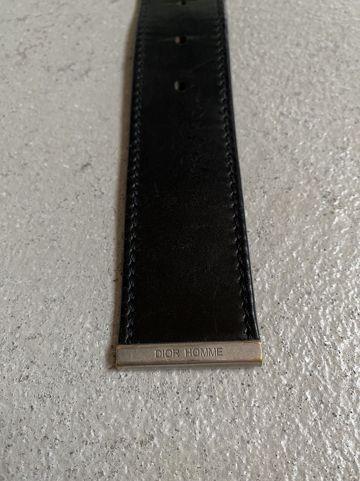 Dior AW07 DIOR Hedi Slimane Studded Belt | Grailed