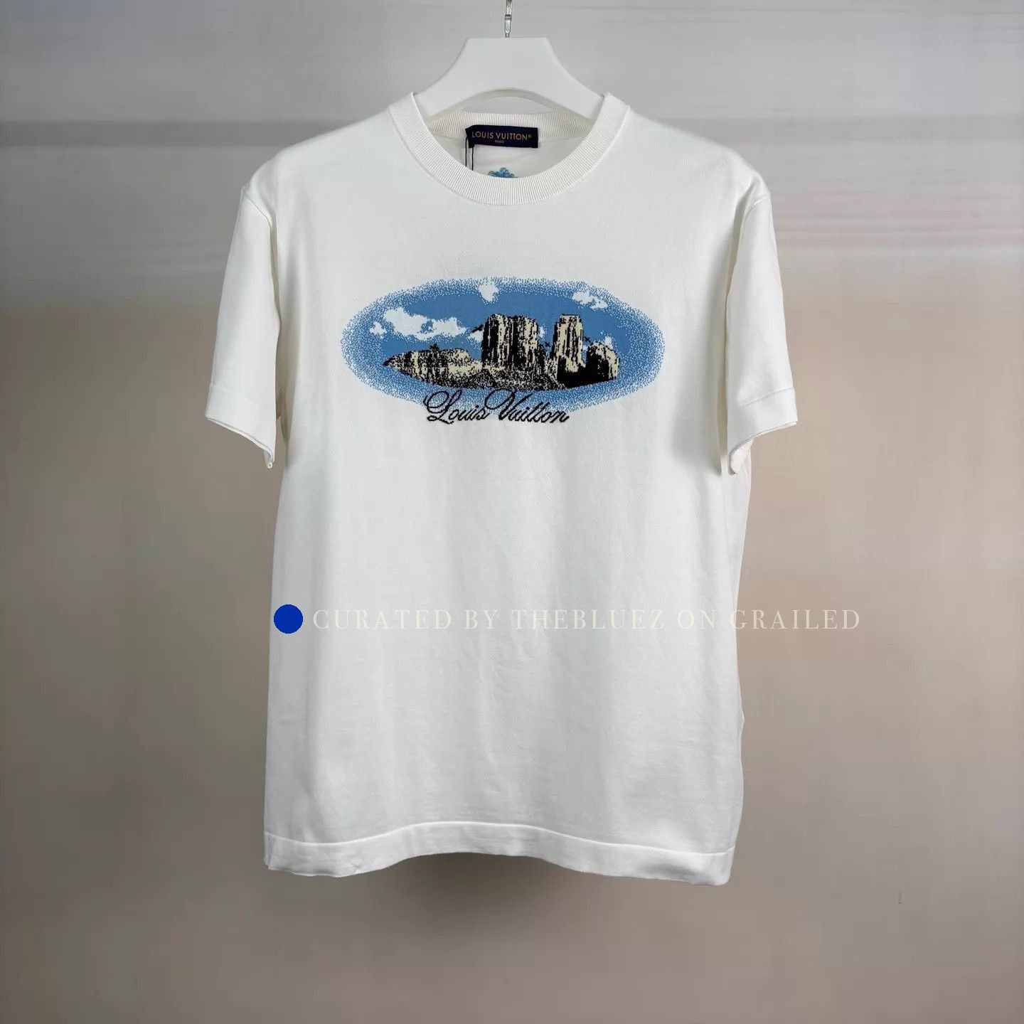 Louis Vuitton LV Landscape Logo Short Sleeve Tee Size US XL / EU 56 / 4 - 1 Thumbnail