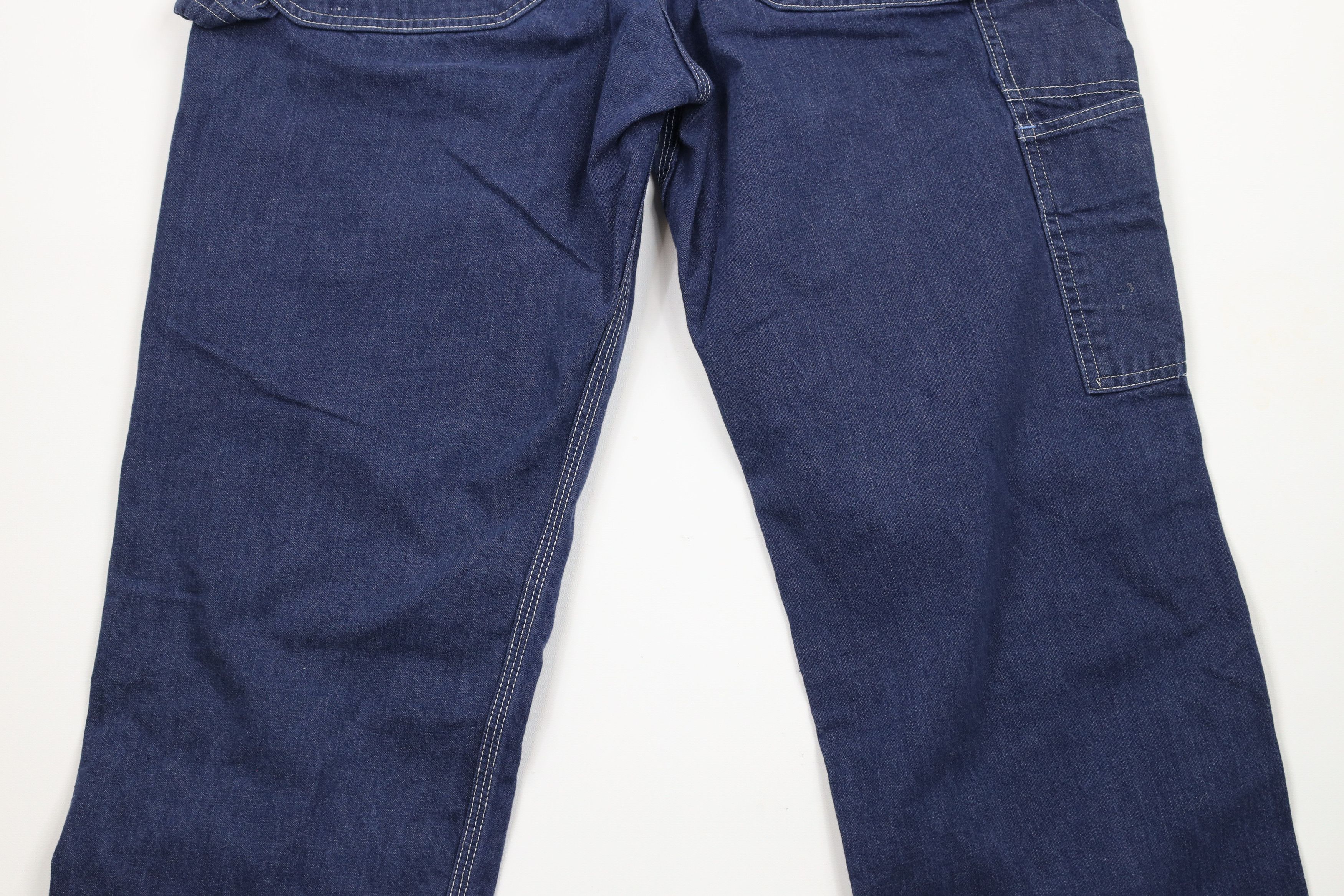Vintage Vintage 60s 70s Streetwear Wide Leg Dungaree Denim Jeans Size US 32 / EU 48 - 9 Thumbnail