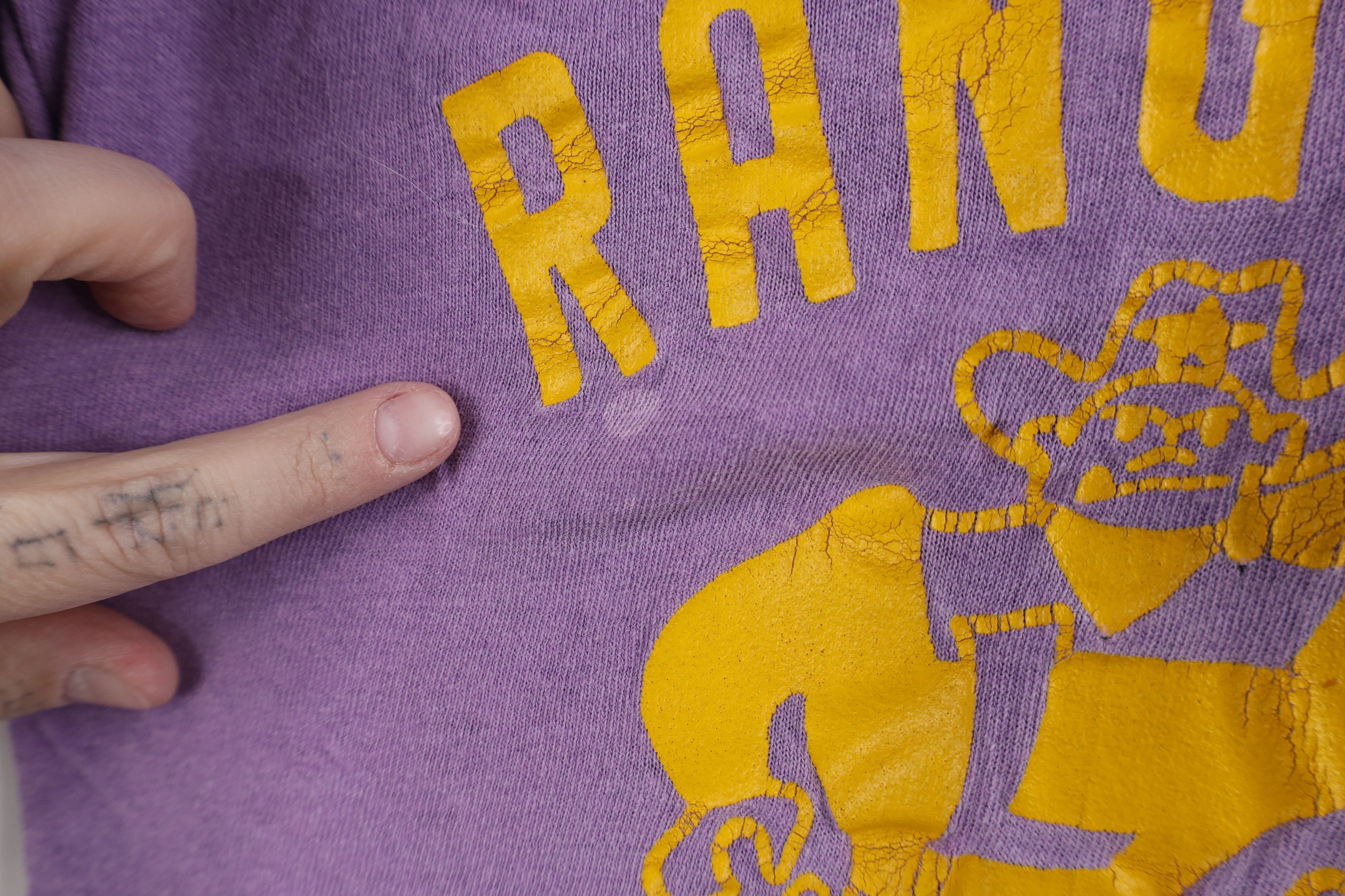 Russell Athletic Vintage 70s Russell Athletic Rangers T-Shirt Purple USA Size L / US 10 / IT 46 - 5 Thumbnail