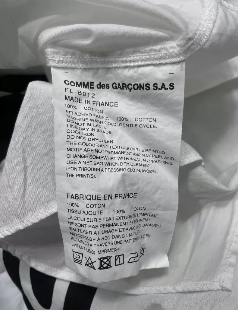 Comme des Garcons Comme Des Garcons Lacoste co-branded logo printed long-sle Size US M / EU 48-50 / 2 - 7 Thumbnail