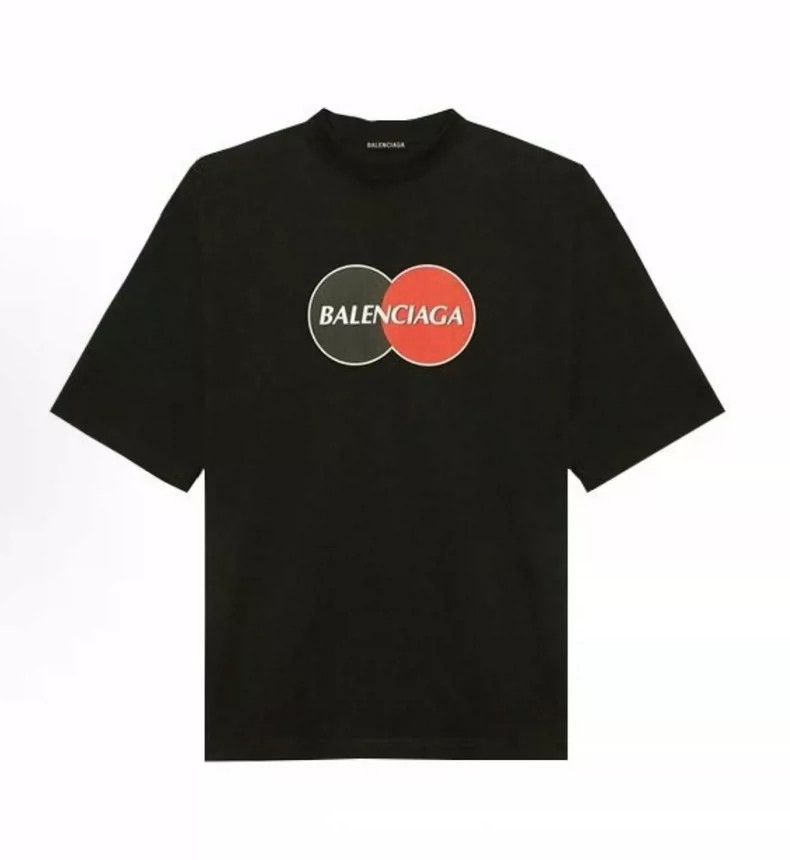 Balenciaga Balenciaga MasterCard Printed Logo Short Sleeve Size US S / EU 44-46 / 1 - 7 Thumbnail