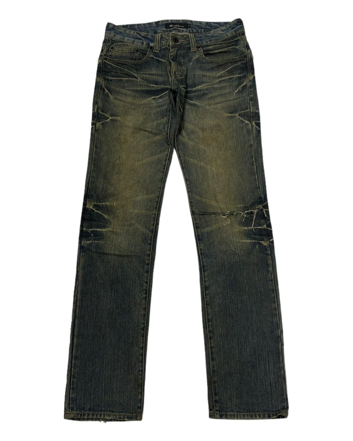 Hysteric Glamour × If Six Was Nine × Japanese Brand ROOT THREE STYLE DISTRESSED PUNK STYLE DENIM PANTS JEANS Size US 32 / EU 48 - 1 Thumbnail