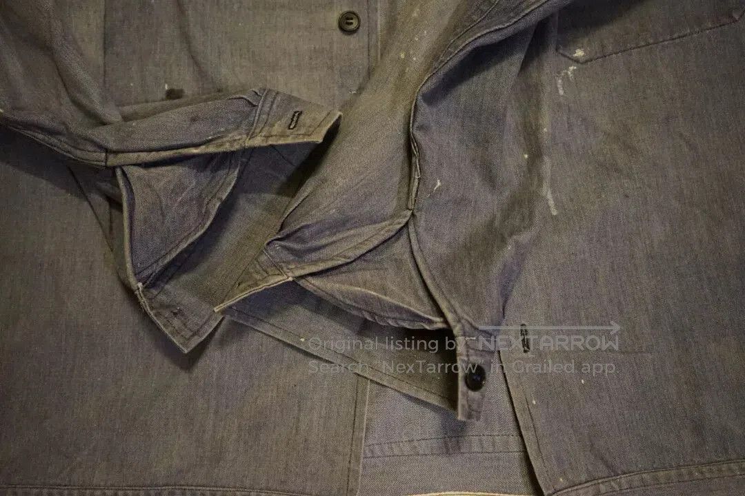 Vintage Vintage French Work Jacket Indigo Blue. Size US M / EU 48-50 / 2 - 5 Thumbnail