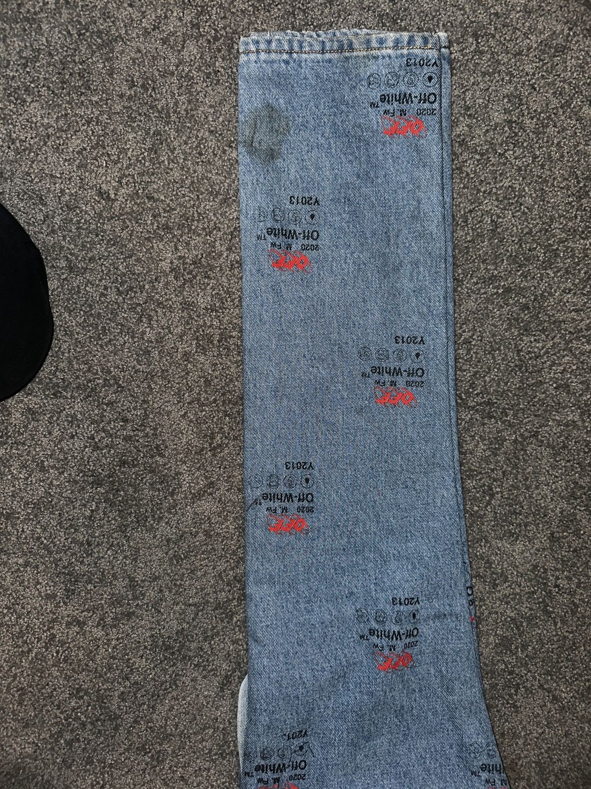 Off-White Off White Repeat Logo Jeans FW19 Size US 30 / EU 46 - 5 Thumbnail