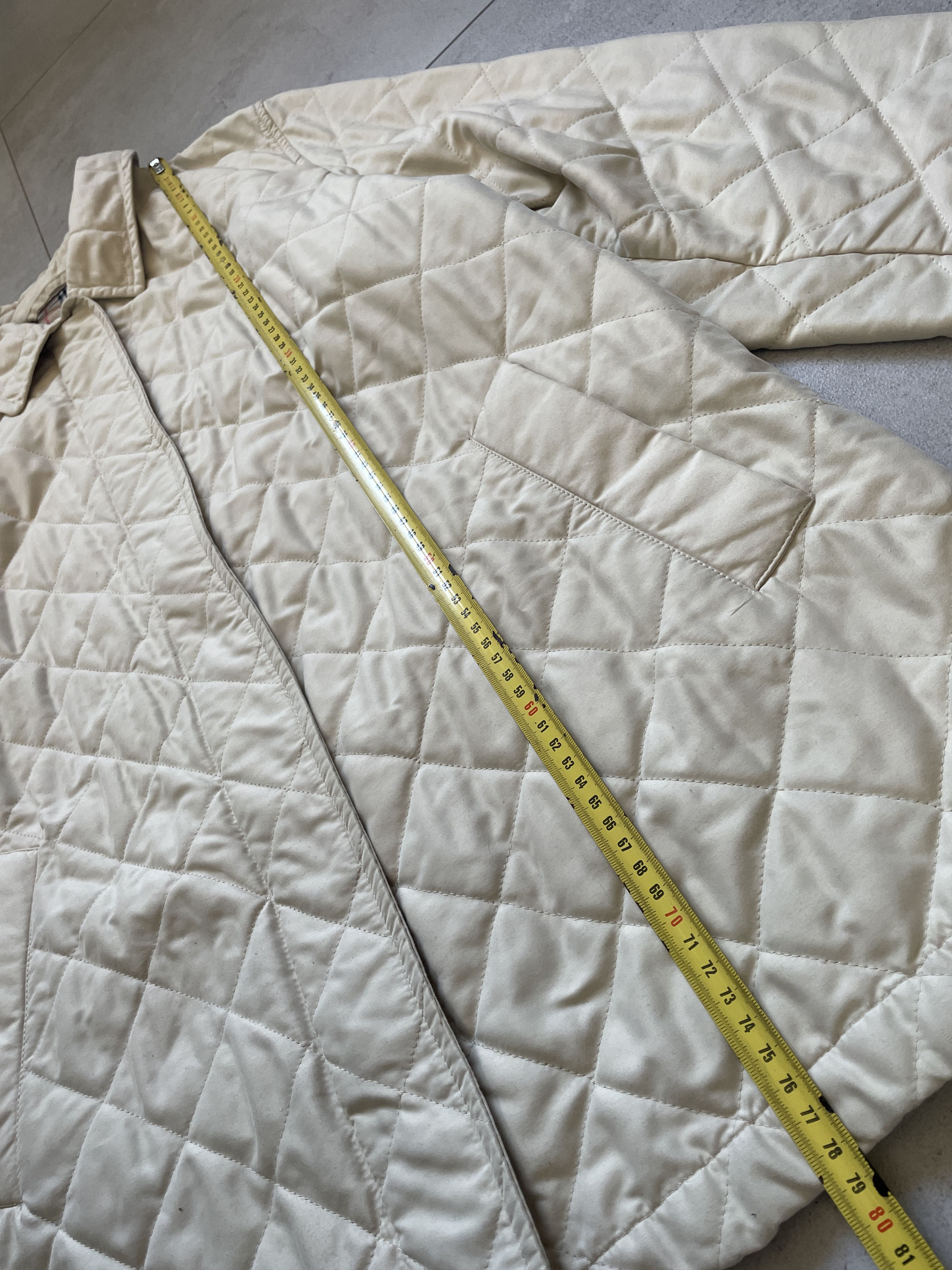 Burberry VINTAGE 90S BURBERRYS OLD MONEY BEIGE QUILTED COAT JACKET Size L / US 10 / IT 46 - 10 Thumbnail