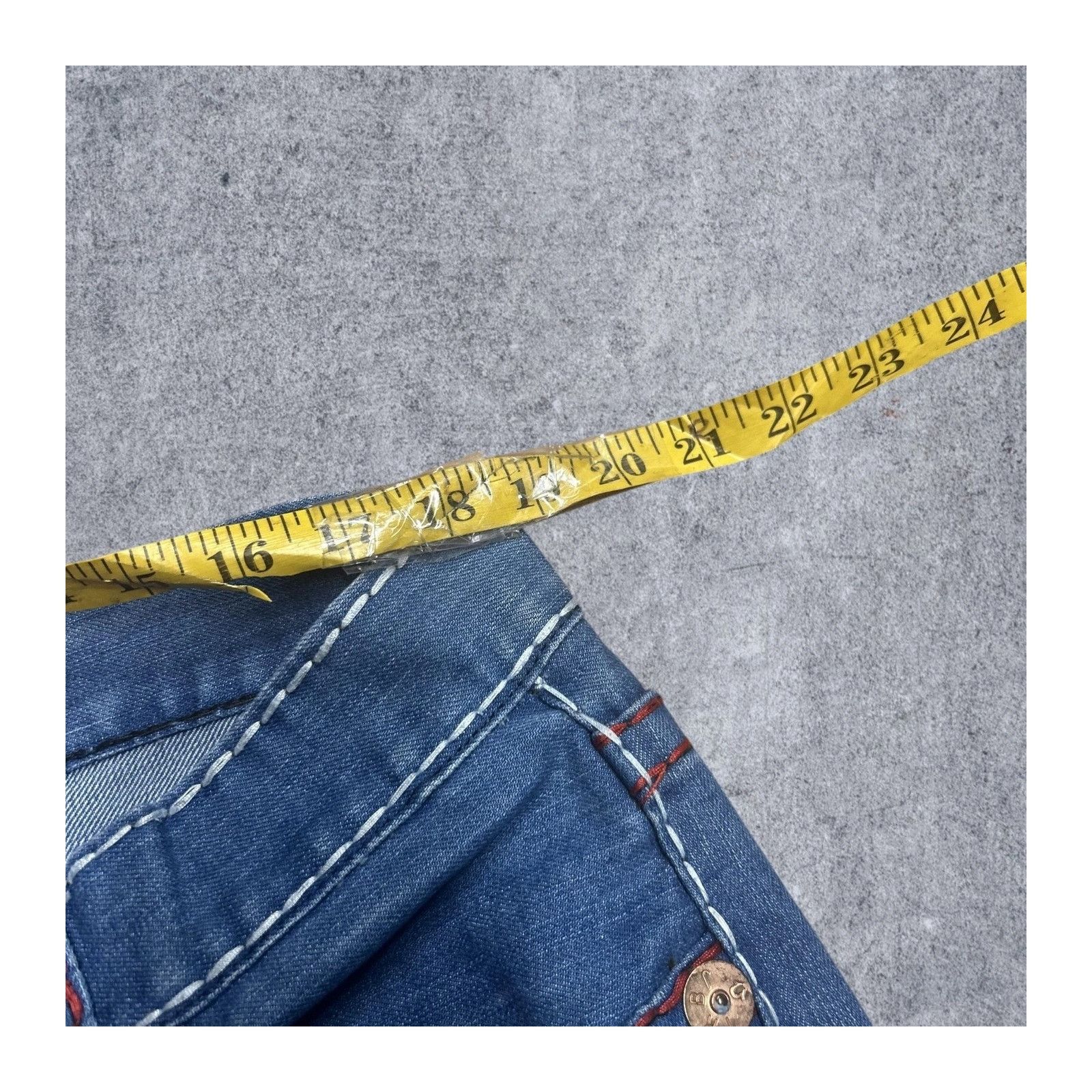 True Religion True Religion Billy Super QT Jeans Red Stitching Denim 36x30 Size US 36 / EU 52 - 4 Thumbnail