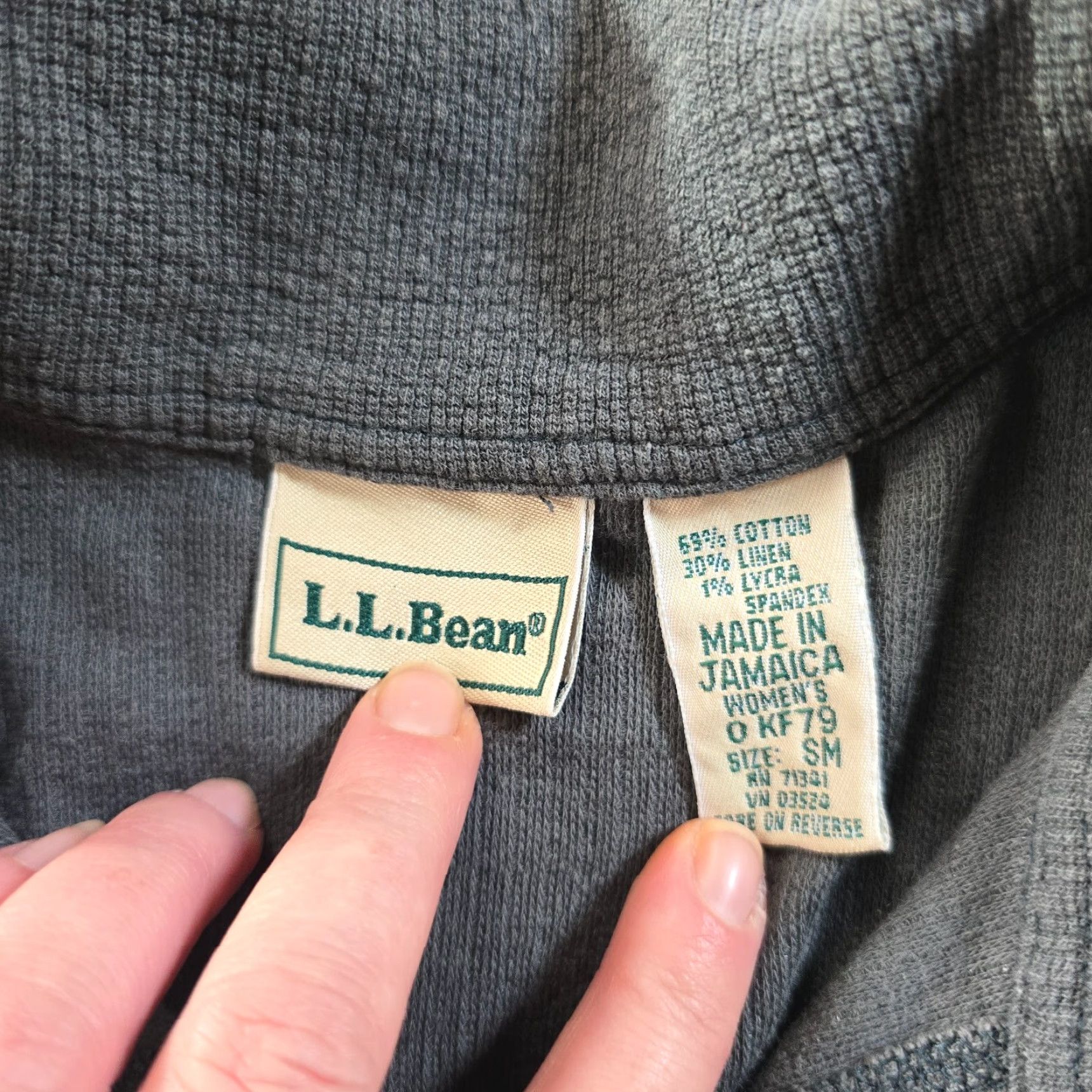 Vintage VINTAGE LL Bean Top Womens Size Small Green Ribbed Button Up Cardigan Lightweight Casual Womens Size S / US 4 / IT 40 - 7 Thumbnail