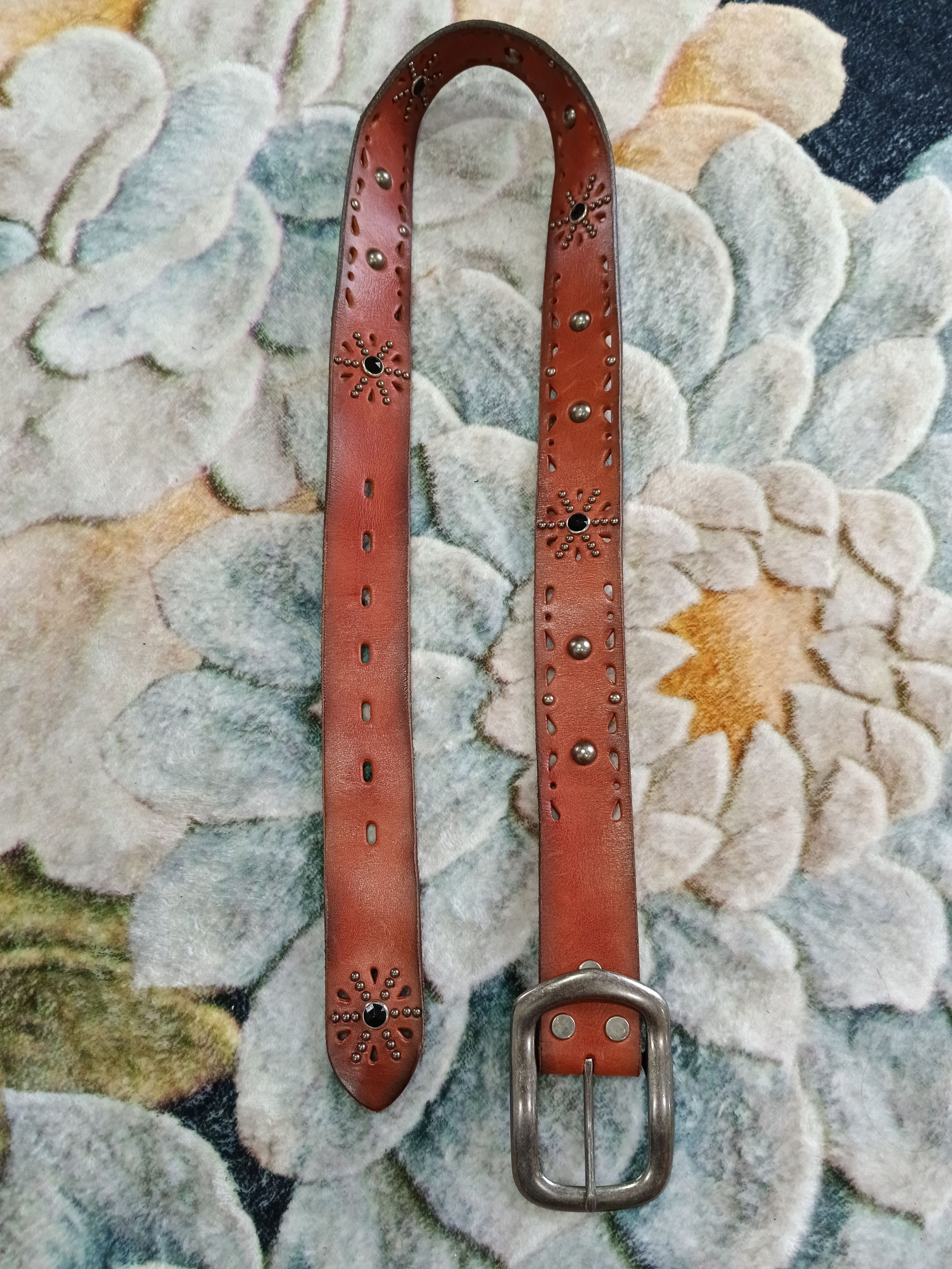 Hawk × Leather OG🔥GRAIL HAWK COMPANY.CO LEATHER BELT Size ONE SIZE - 1 Thumbnail