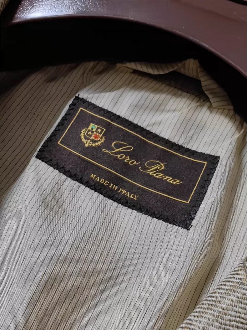 Loro Piana LORO PIANA Leather and four seasons wool and silk casual s Size XL / US 12-14 / IT 48-50 - 6 Thumbnail