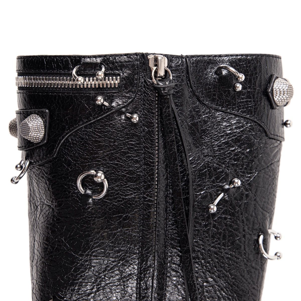 Balenciaga Balenciaga pierced Cagole 90mm boots in leather Size US 6 / IT 36 - 6 Thumbnail