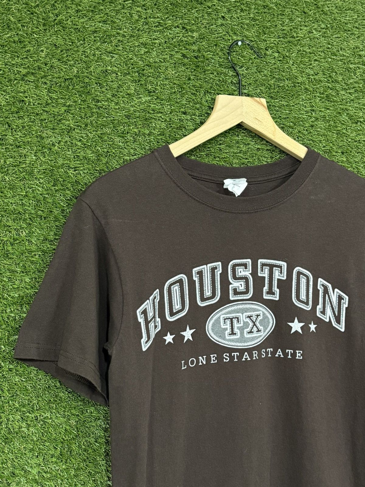 Vintage Vintage Mocha Coffee Houston Texas Brown Logo Star Tee Anvil Size US S / EU 44-46 / 1 - 2 Thumbnail