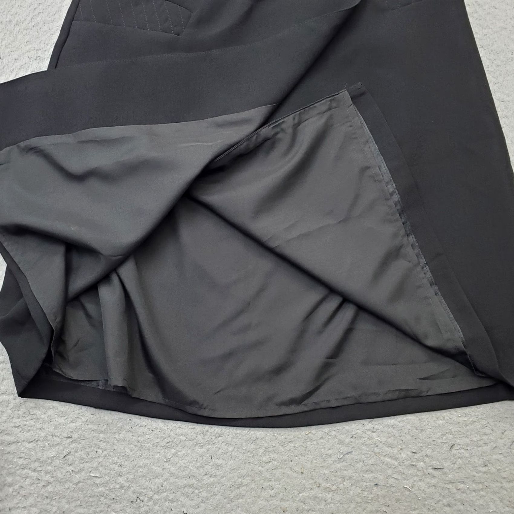 Worthington Worthington Wrap Skirt Womens Size 6 Black Lined Pull On A-line Casual Outdoor 90s? Size 28" / US 6 / IT 42 - 5 Thumbnail