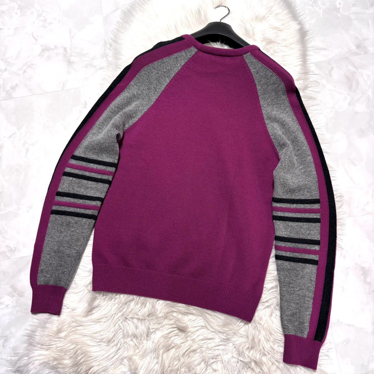 Hermes Hermes color-switched border sweater, L, Size US L / EU 52-54 / 3 - 7 Thumbnail