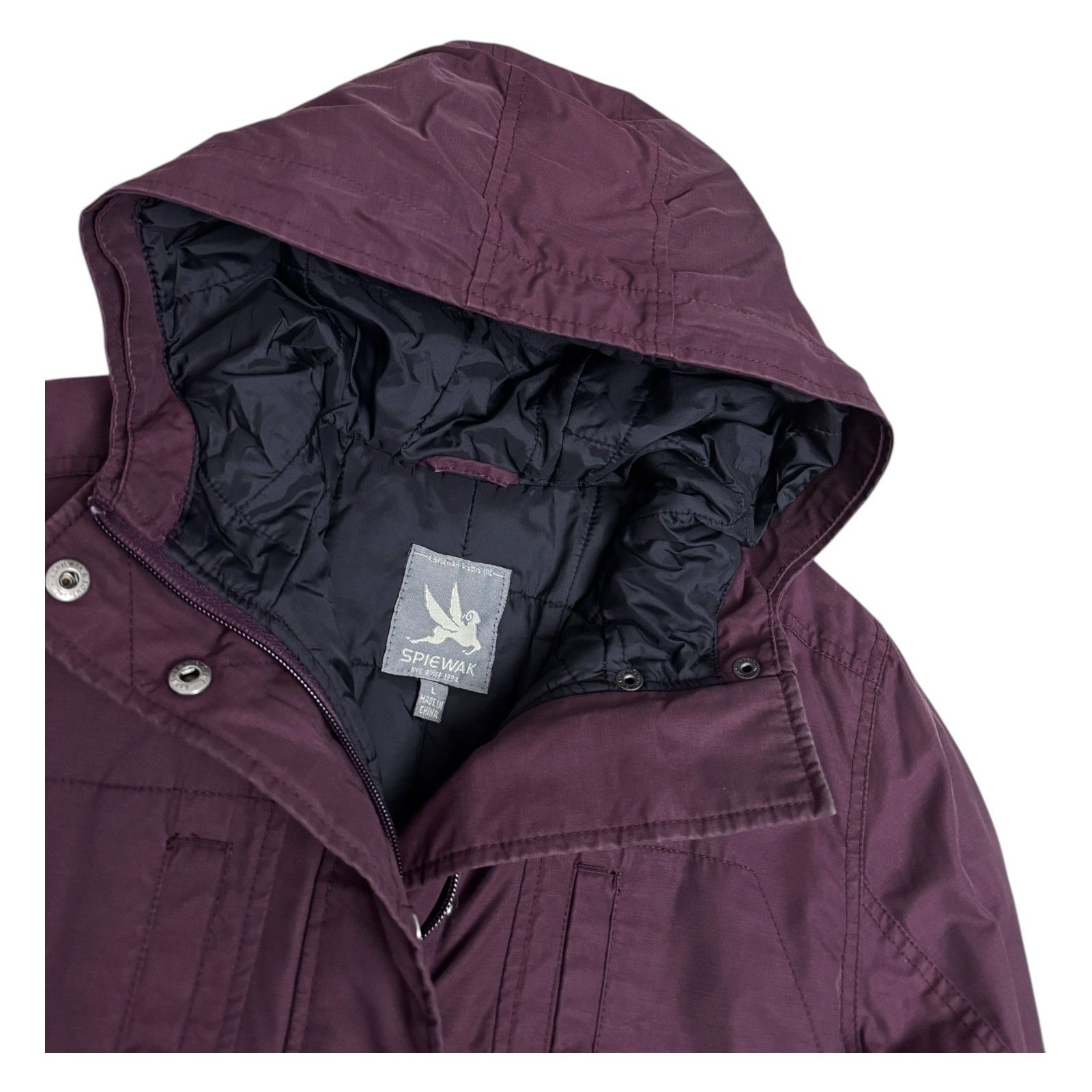 I. Spiewak And Sons SPIEWAK Luxury Designer Long Winter Parka Jacket Coat Large Size L / US 10 / IT 46 - 4 Thumbnail