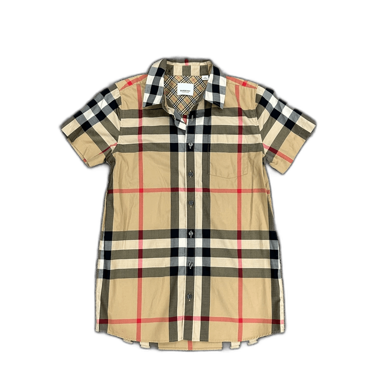 Burberry Burberry Plaid Print Short Sleeve Shirt Size XL / US 12-14 / IT 48-50 - 1 Thumbnail