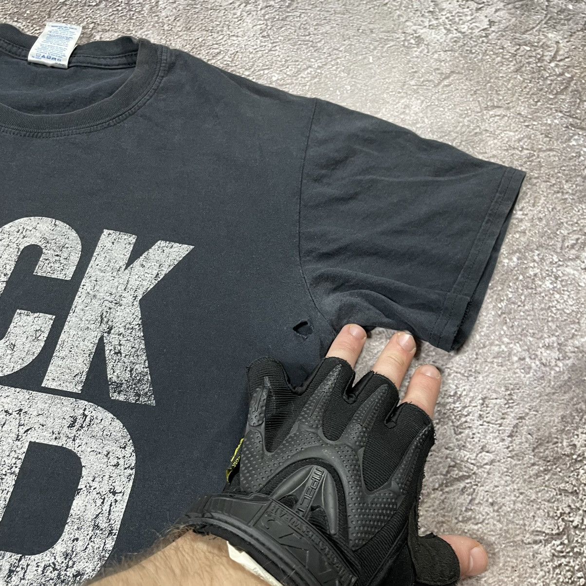 Band Tees Vintage Y2K FUCK POP LETS ROCK Goth Opium FADED THRASHED Tee Size US M / EU 48-50 / 2 - 6 Thumbnail