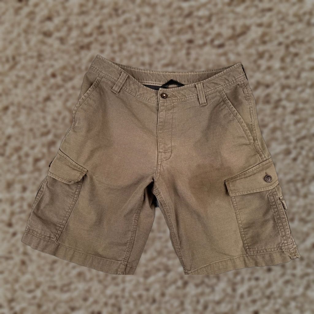 The North Face The North Face Shorts Mens 32 Brown Rip Stop Cargo Cotton Blend Hike Camp 32x9 Size US 32 / EU 48 - 1 Thumbnail