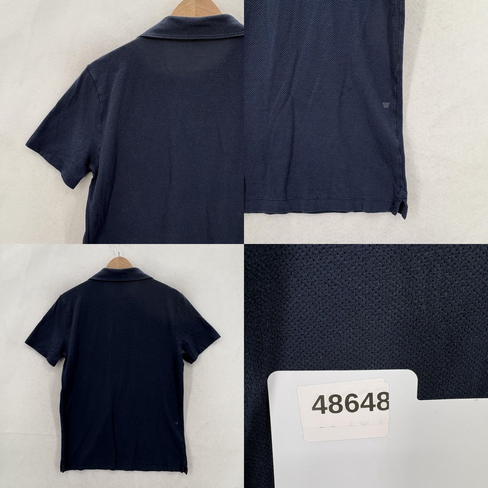 Vintage Mack Weldon Polo Shirt Mens M Blue Textured Pocket Stretch Tagless Casual Size US M / EU 48-50 / 2 - 8 Thumbnail